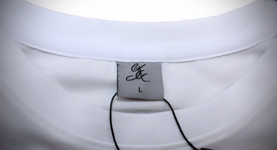 LVy T-Shirt mit Satinstreifen (weiß)