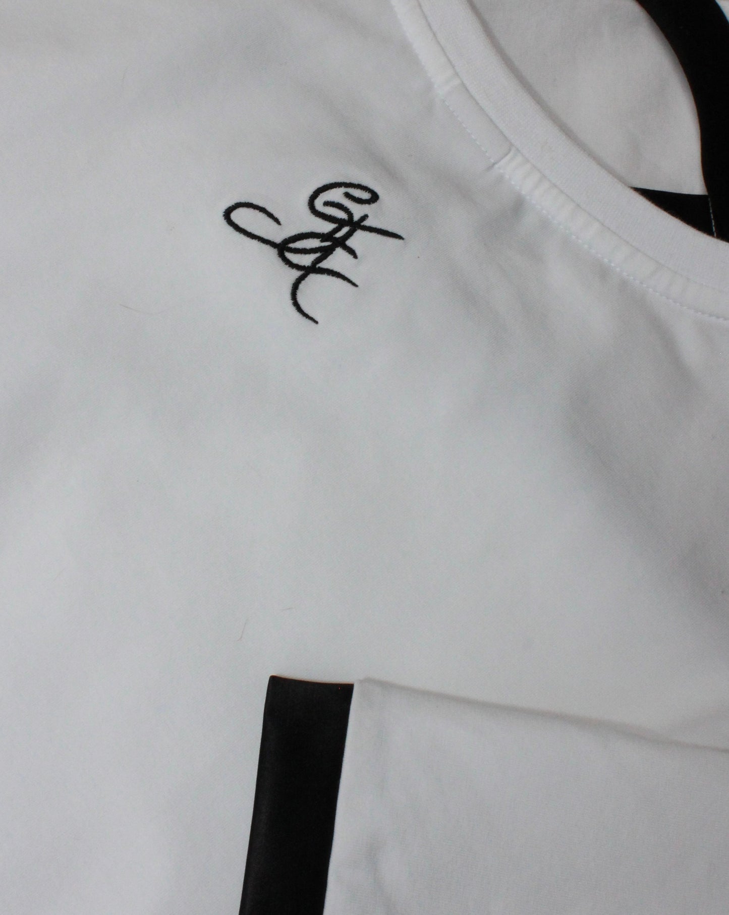 LVy T Shirt mit Satinstreifen (Doppelpack)